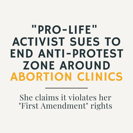 Anti-choice extremist sues for the right harass people seeking abortions A Blue Dot in a Red State