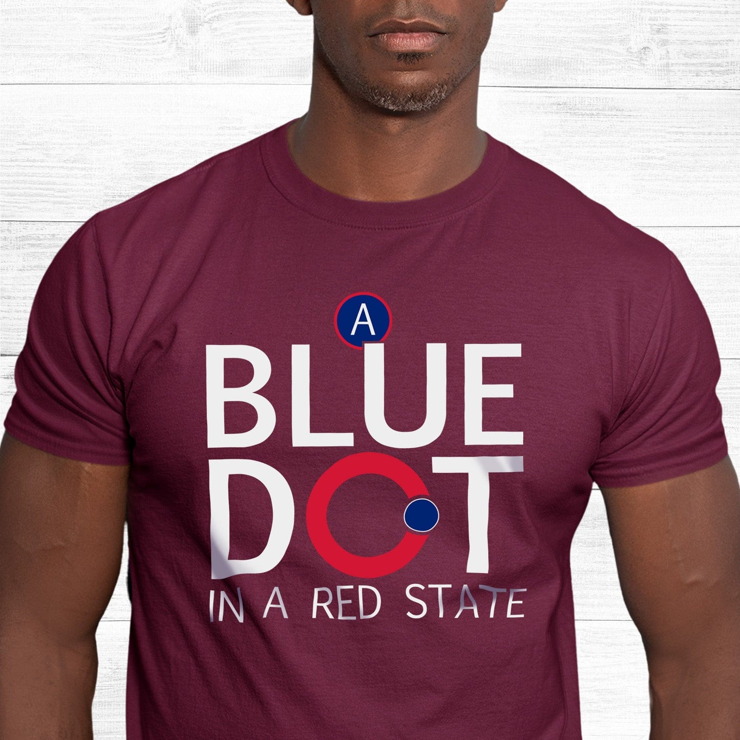 A Blue Dot in a Red State Unisex T-Shirt A Blue Dot in a Red State