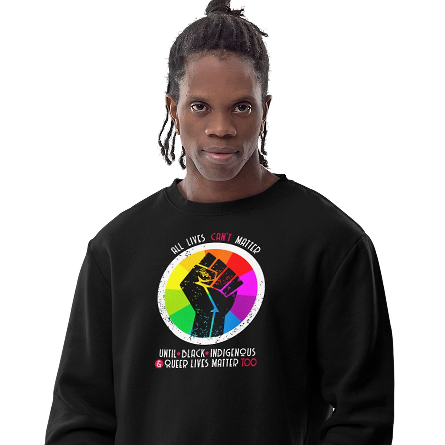 All Lives Can't Matter Unisex Sweatshirt A Blue Dot in a Red State