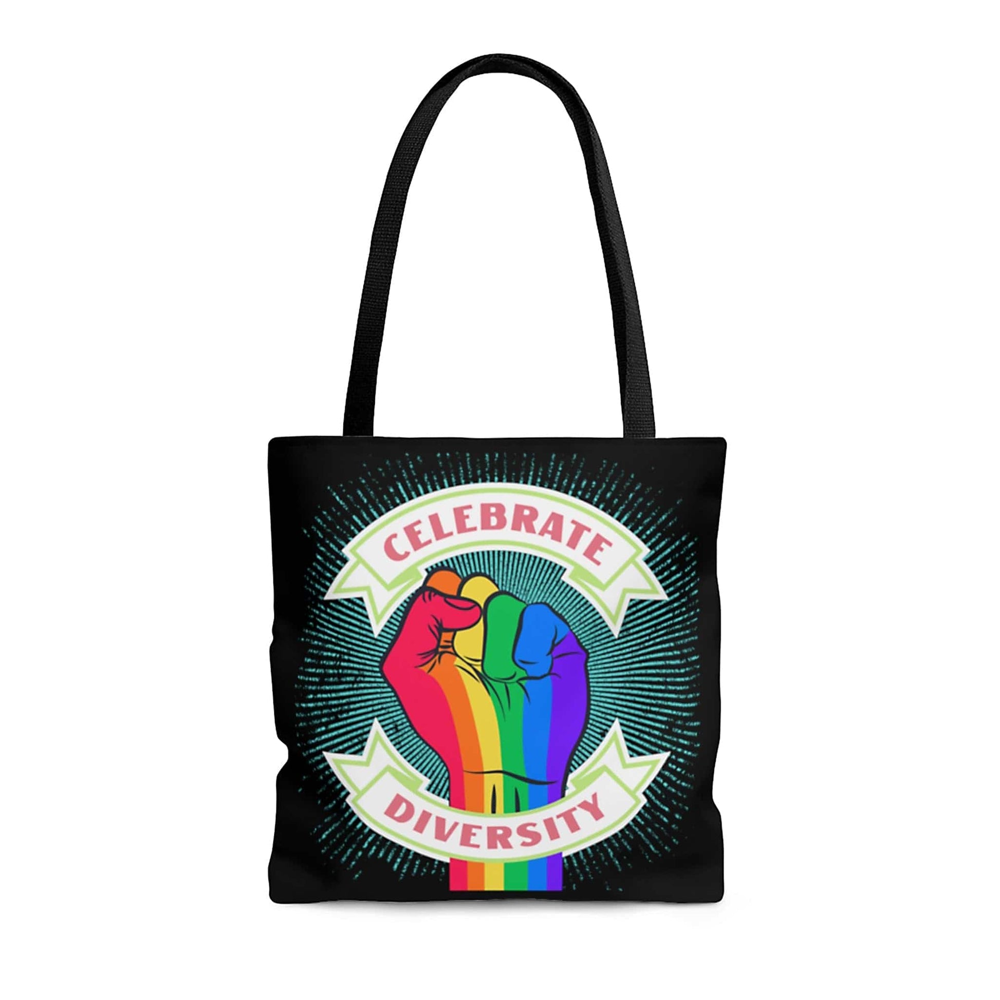 LGBTQ+ Celebrate Diversity Tote Bag A Blue Dot in a Red State