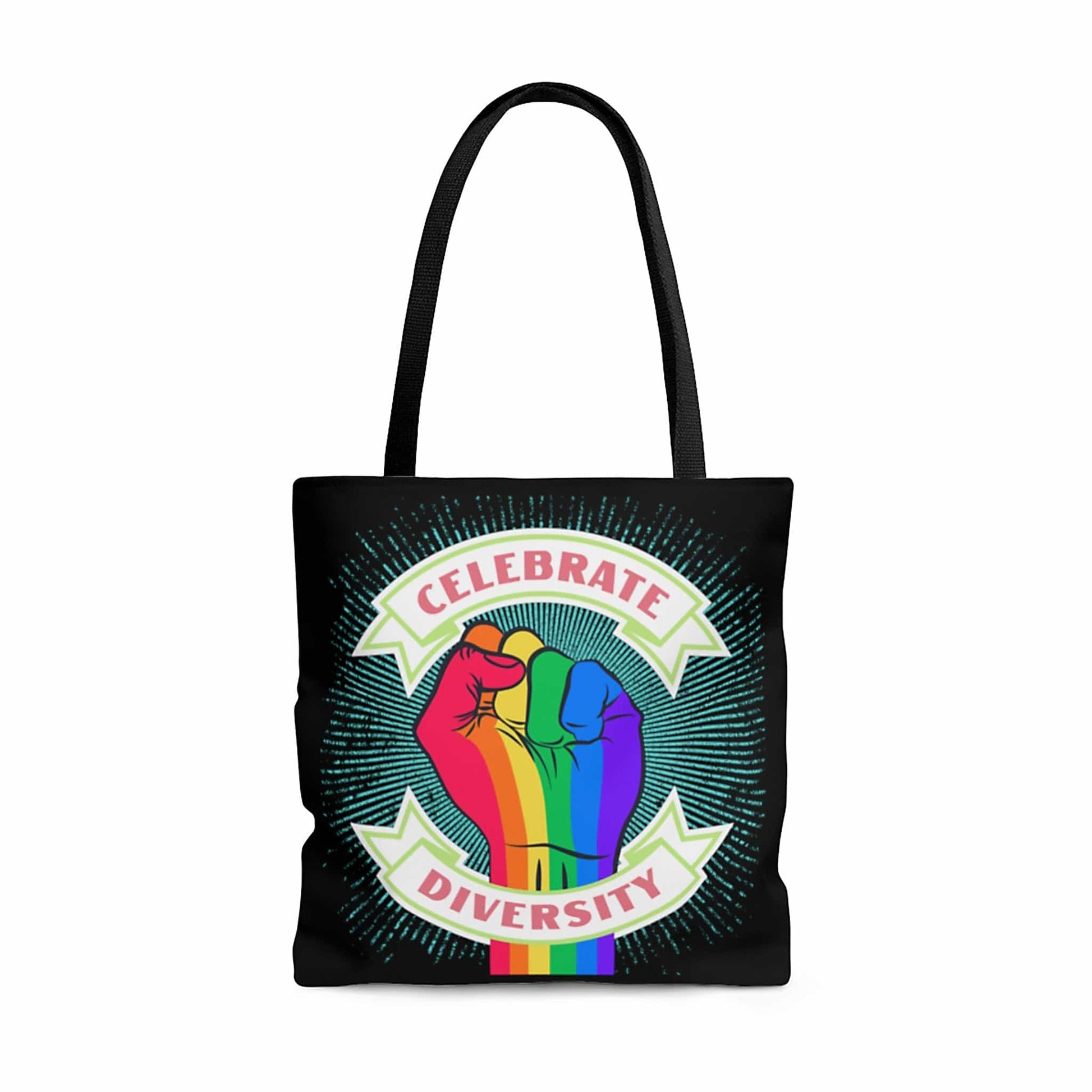 LGBTQ+ Celebrate Diversity Tote Bag A Blue Dot in a Red State