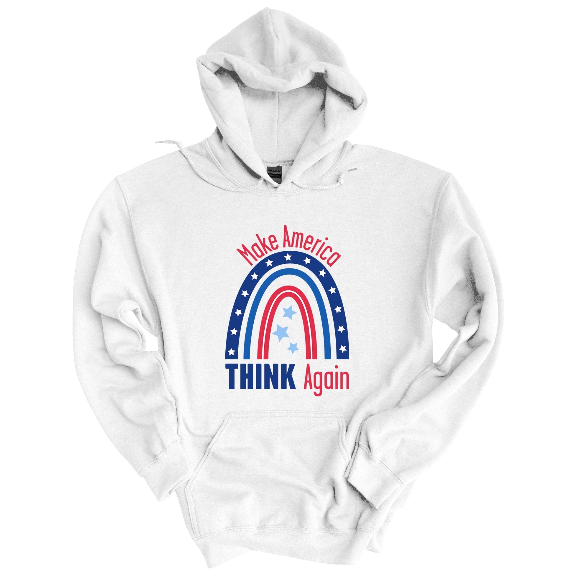 Make America Think Again Unisex Hoodie A Blue Dot in a Red State
