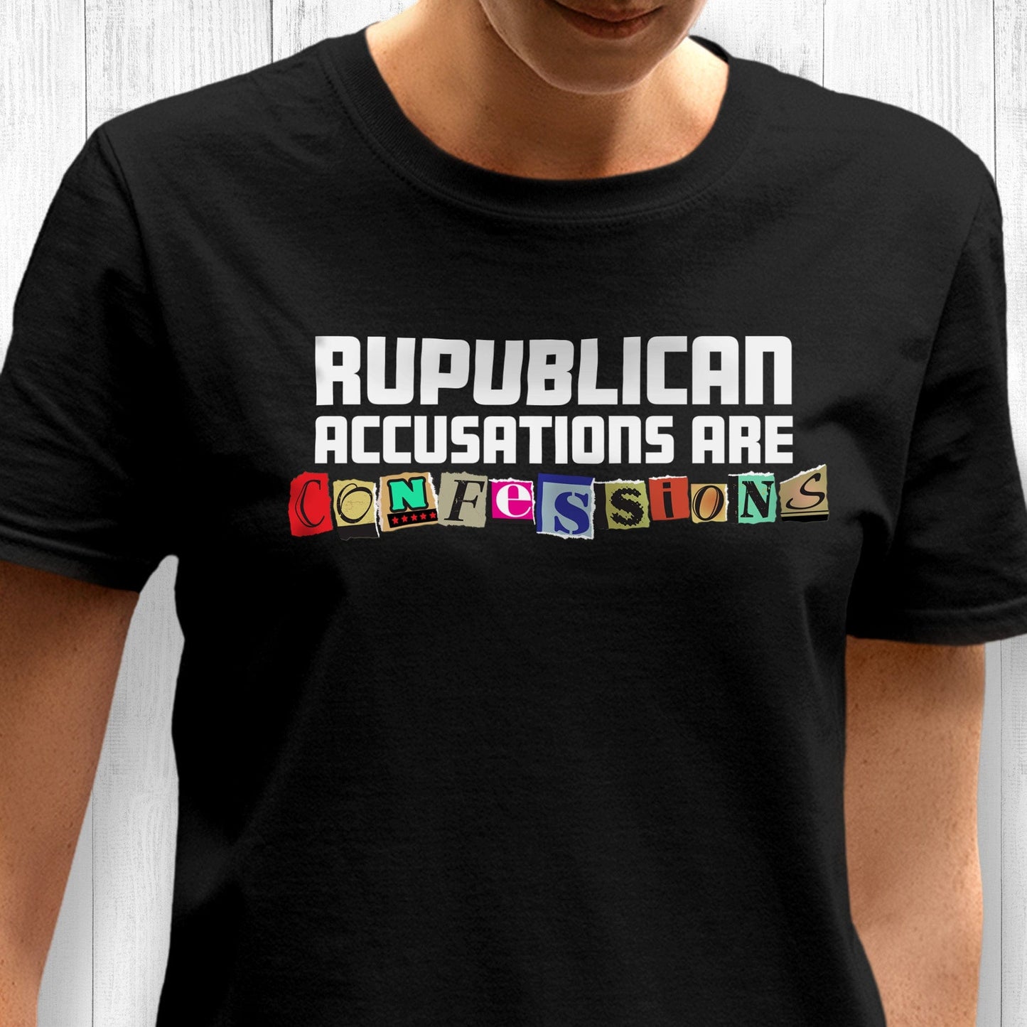 Republican Confessions Unisex T-Shirt A Blue Dot in a Red State