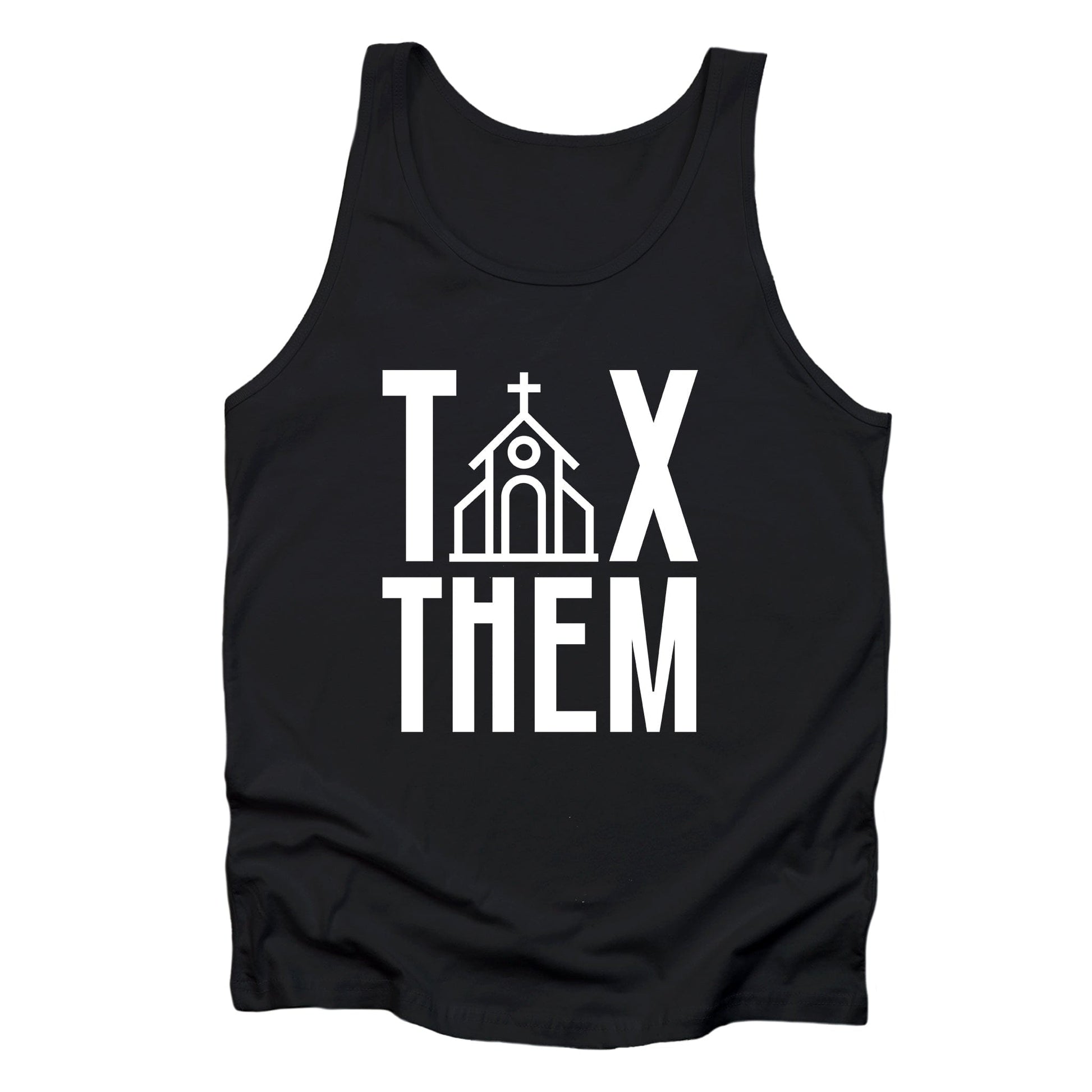 Tax Them (Tax the Churches) Unisex Muscle Tank A Blue Dot in a Red State